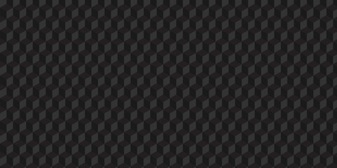 Seamless abstract black and gray background from cubes and lines. Geometric tiles and mosaic creative stylish seamless pattern block cube background. minimal hexagon Cubes mosaic shape vector design