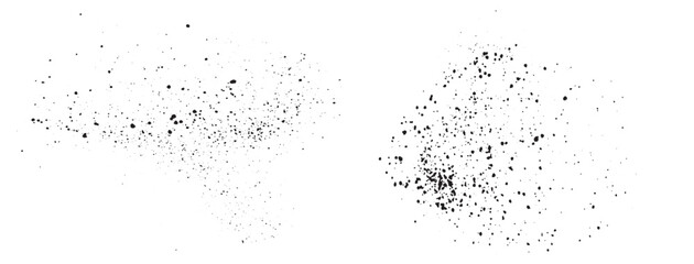 Splatter grunge texture paint ink black vector blood illustration background design