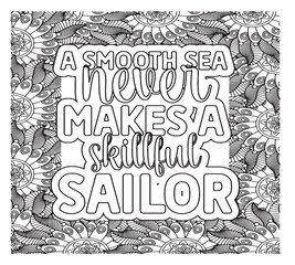 Motivational Quotes Coloring Pages For Adutls