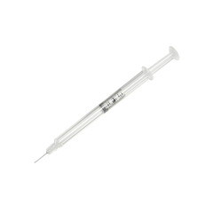 Fototapeta premium Sterile Disposable Syringe for Medical and Scientific Use