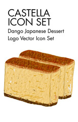 Castella logo vector Icon set
