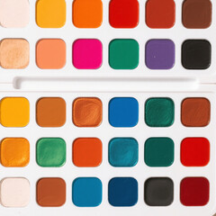  Palette on a white background