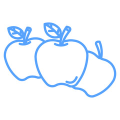 apple icon blue