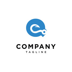 Letter Q Hook Logo Icon Vector