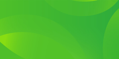 Abstract green background with smooth curves and leaf-inspired shapes, ideal for nature, eco, or organic design themes