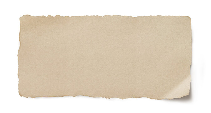 Piece of yellow torn edges paper ripped isolated on transparency background. Yellow ripped paper torn edges strips isolated