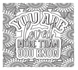 Motivational Quotes Coloring Pages For Adutls