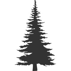 Pine Tree Silhouette