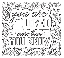 Motivational Quotes Coloring Pages For Adutls