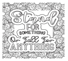 Motivational Quotes Coloring Pages For Adutls