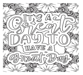 Motivational Quotes Coloring Pages For Adutls