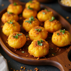 Fototapeta premium meatballs with potatoes