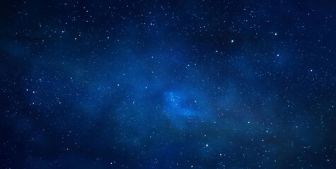 A mesmerizing view of stars in the vast expanse of space. 