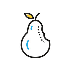 Multi color icon for bite