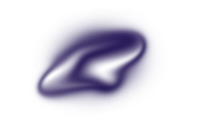 Purple blurred abstract scribbles without background. PNG transparent background