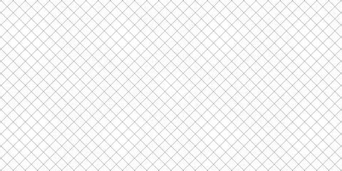 Net texture pattern on white background. Net texture pattern for backdrop and wallpaper. Realistic net pattern with black squares. Geometric background