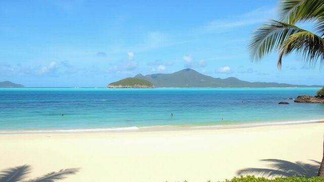 Scenic Riambel Beach in Port Louis Mauritius Island Mauritius.