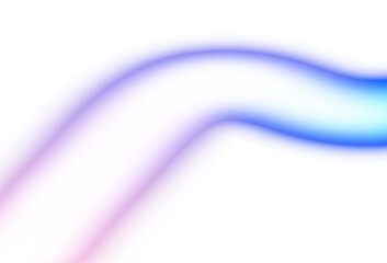 Abstract neon motion fluid wave line overlay on transparent background, futuristic neon line wave glowing effect background cutout, glow effect, color gradients light leaks.