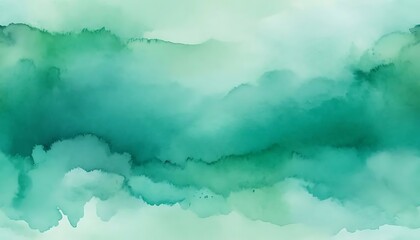A smooth, vibrant gradient transitions from light teal to deep emerald green, evoking serenity.