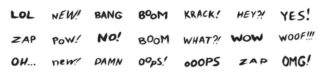 Collection of Comic Phrases