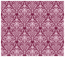 Damask patterns are known for their intricate, symmetrical designs, often featuring floral or ornamental motifs