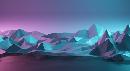 winter landscape with mountains