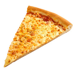 slice of pizza isolated on transparent background, png