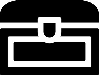 Rounded Filled Chest Icon