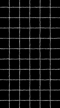 Black Grid Background Animation Vertical