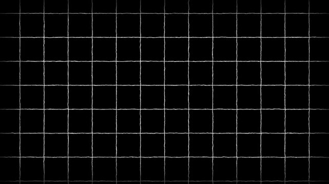 Black Grid Background Animation