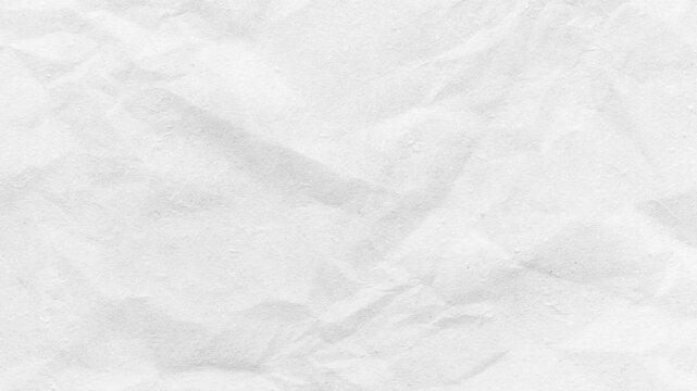 white paper crumpled texture animation, background video and copy space for advertising elements,4k 60fps stock footage 10 seconds , stop motion background video