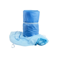 Rolled Blue Disposable Surgical Drape with Extra Drape