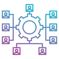 Structure icon element for design