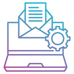 Project Message icon element for design