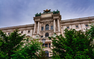 Hofburg Wien Neue Burg vom Burggarten