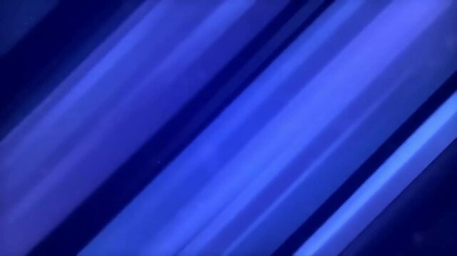 Blue geometric patterns create a modern abstract scene