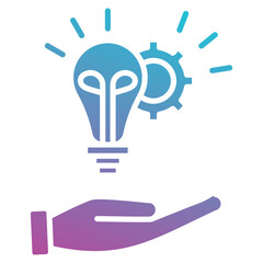 solution icon element for design