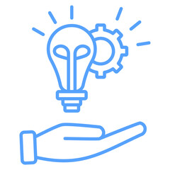 solution icon element for design