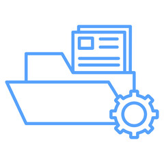 File Management icon element for design