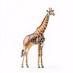 Obraz premium giraffe isolated on white