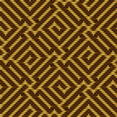 abstract geometric woven texture seamless pattern 