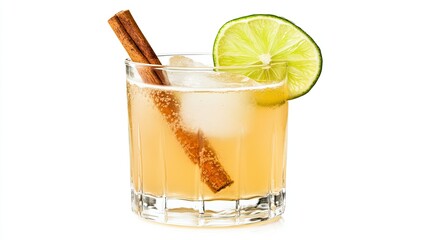 A refreshing margarita served in a clear glass with a salted rim.