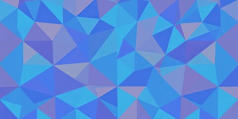 Obraz premium Abstract blue triangle geometric pattern background vector illustration, creative, teal