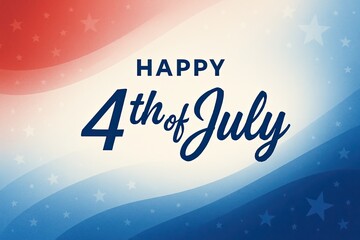 July 4 Independance day Patriotic Symbols USA. National celebration Fourth of July federal holiday United States.