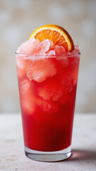 Icy Bitter Orange Treat: Frozen Blood Orange & Campari Granita (Non-Alc Alt.)