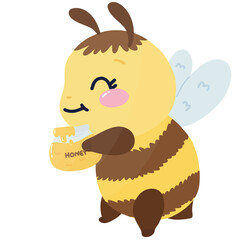 Cute Baby Bee Honey bee cartoon