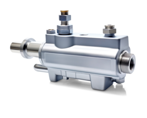 car  break master cylinder on a transparent background