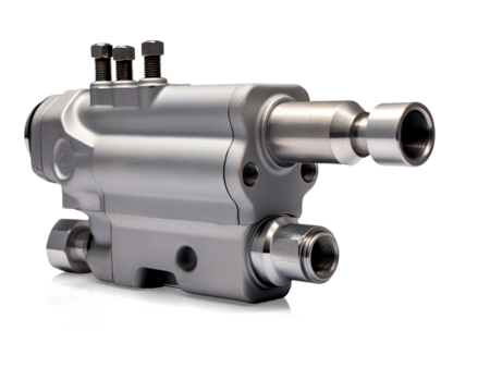 car  break master cylinder on a transparent background
