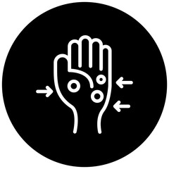 Obraz premium Hand Massage Icon