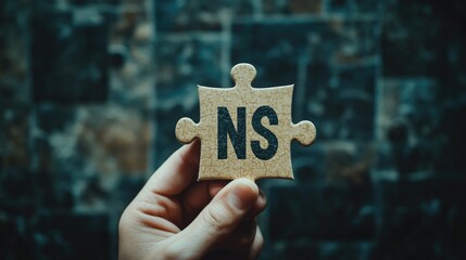 A close-up image of a hand holding two jigsaw puzzle pieces labeled Yes and No.